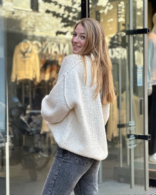 Oversized Vest Beige Cathy