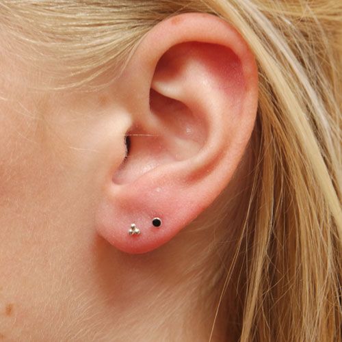 3 Dots Stud Earrings