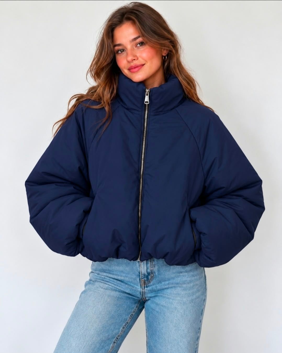 Puffy Jas Lucy Donkerblauw