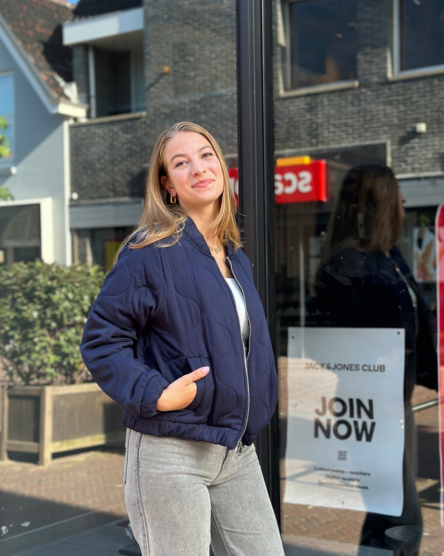 Bomberjack Anais Blauw