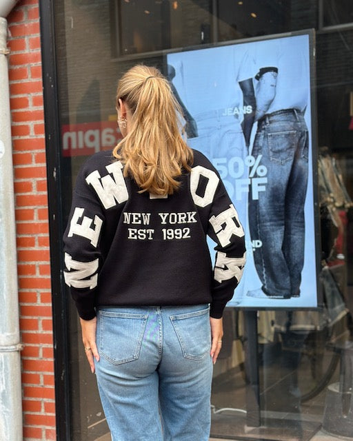 New York Trui Zwart