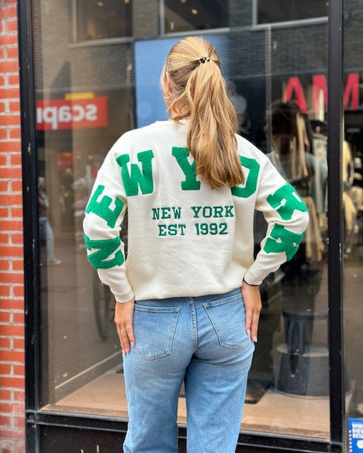 New York Trui Groen