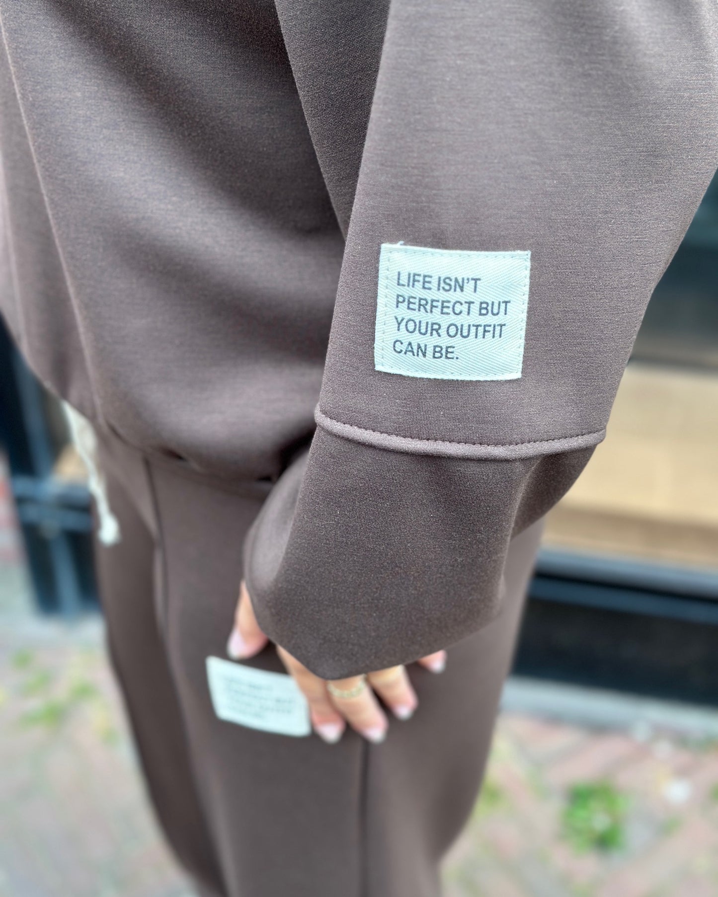 Comfy Pak Life Isn't Perfect Gray