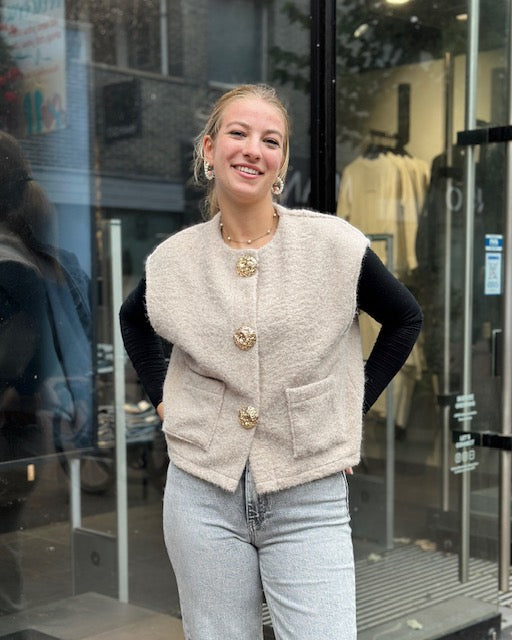 Gillet Sami Beige