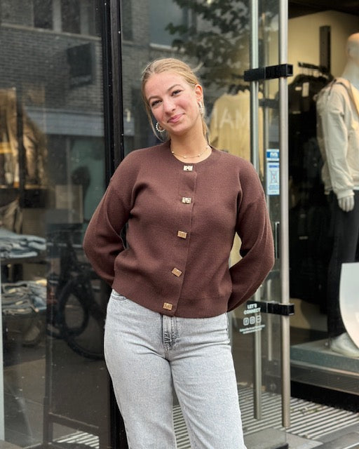 Vest Jolie Choco kleur