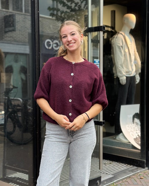 Teddy Trui Marley Diep Paars