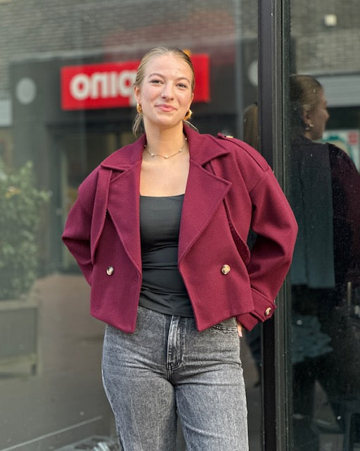 Trenchcoat Mandy Bordeaux