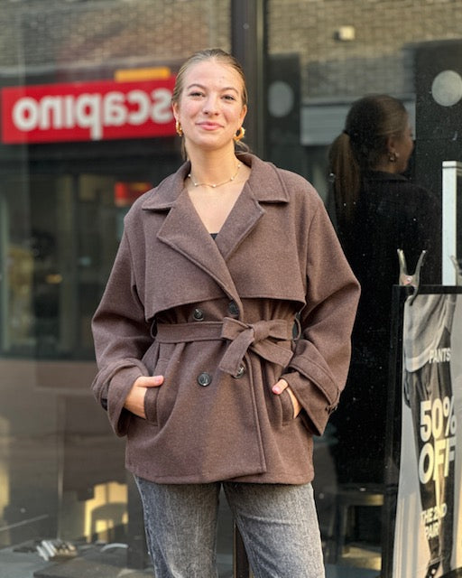 Midi Trench Coat Jessy Brown