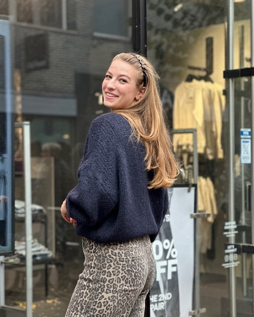 Blue Knitted Sweater Laura