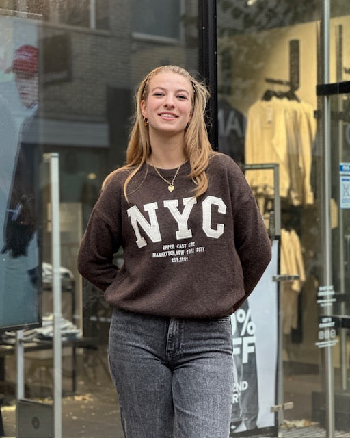 NYC Sweater Brown