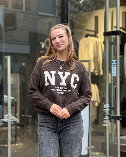 NYC Sweater Brown