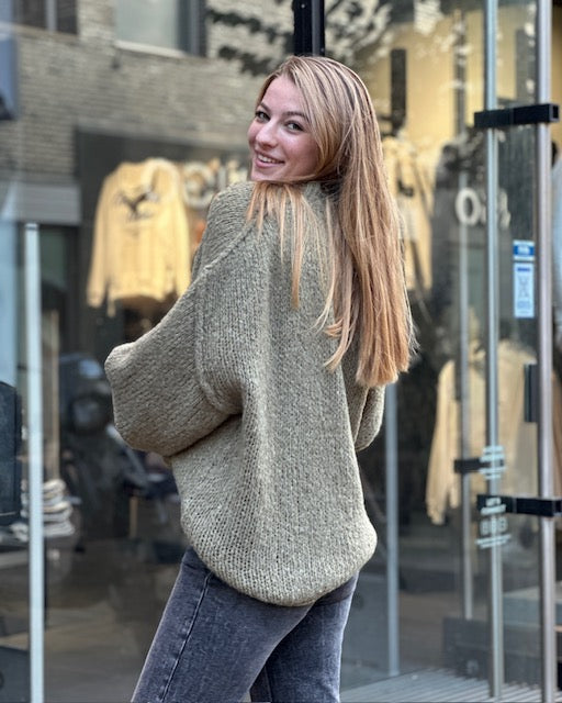 Oversized Vest Groen Cathy