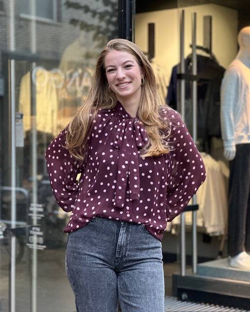 Polka Dot Blouse Jessy