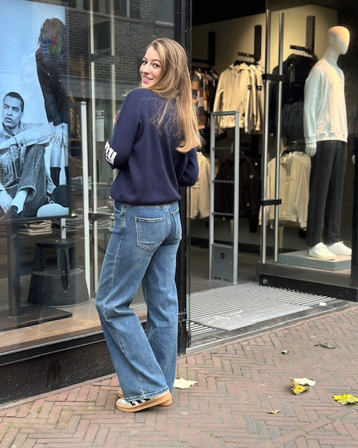 Laulia Schuine Knoop Jeans