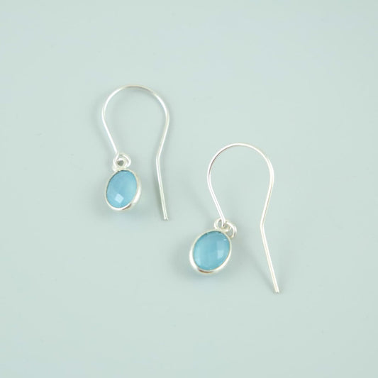 Chalcedony Earrings Luna