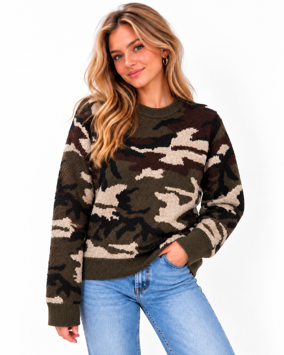 Camouflage Trui