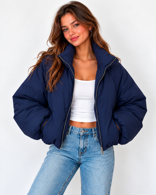 Puffy Jas Lucy Donkerblauw