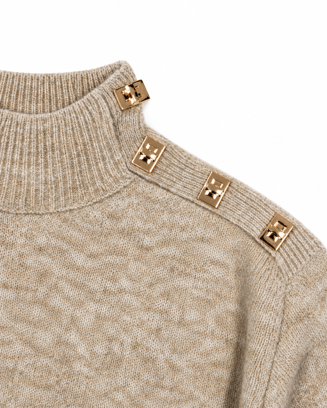 Beige Trui Mia