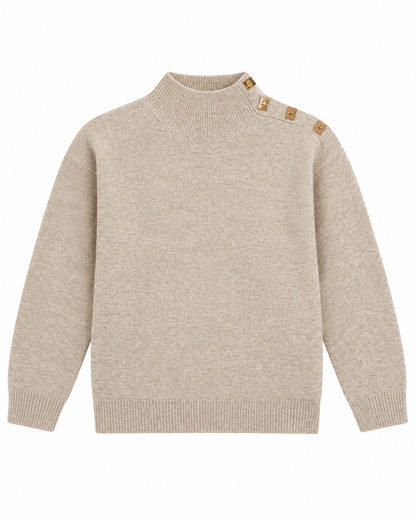 Beige Trui Mia