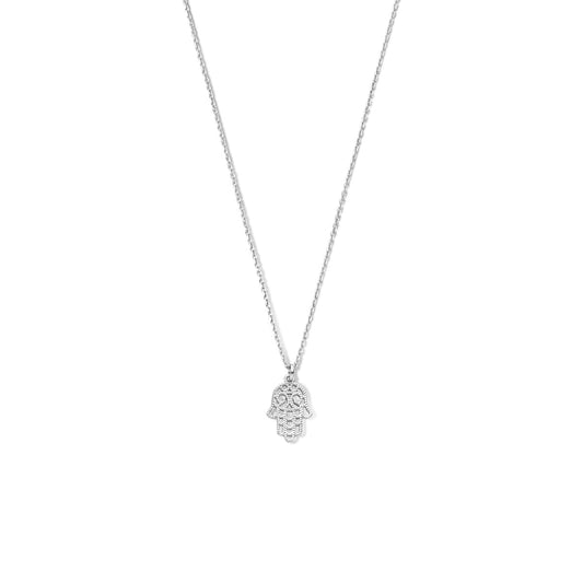 Het Gelukshandje van Fatima ketting - 925 Zilver
