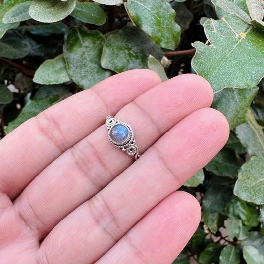 Labradoriet Ring Luz