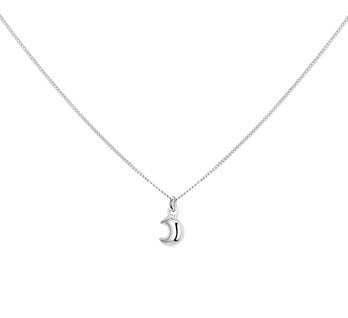 Halve Maan Collier Echt Zilver