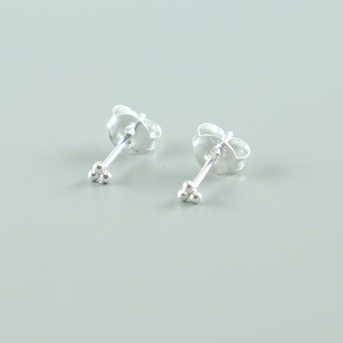 Mini 3 Dots Stud Earrings