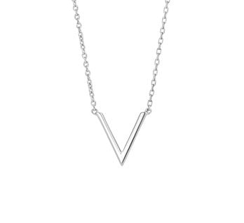 Minimalistisch V Collier