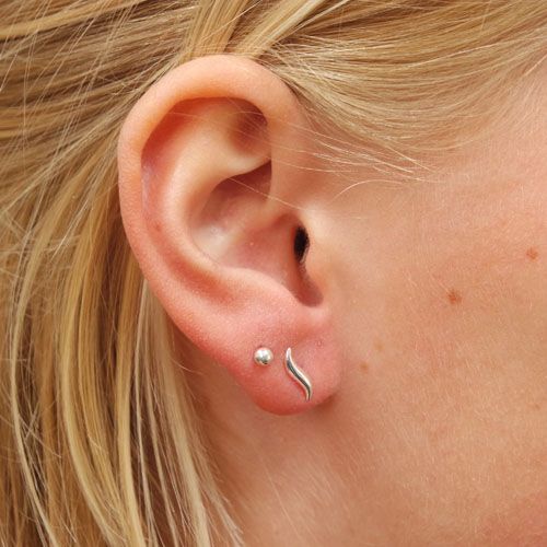 Silver Stud Earrings