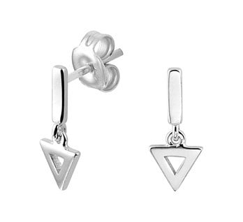 Open Triangle Earrings