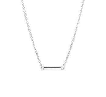 Bar Chain Real Silver