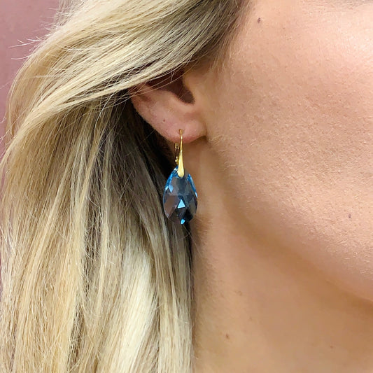 Swarovski Earrings - Blue