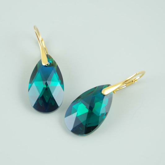 Swarovski Earrings - Green